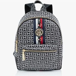Tommy Hilfiger Womens Jaden Plus backpack, Black/White